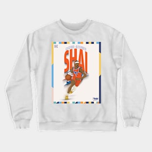 Shai Gilgeous-Alexander Poster Crewneck Sweatshirt